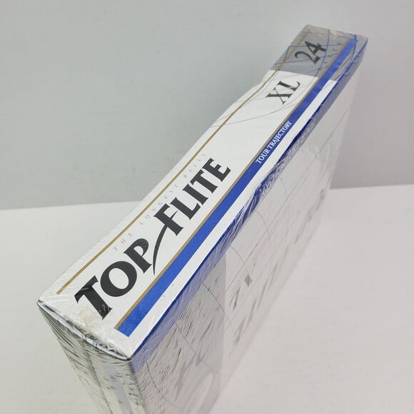 Top Flite XL Golf Balls Tour Trajectory 24 Count Pack 1990s NOS Sealed - Picture 8 of 8